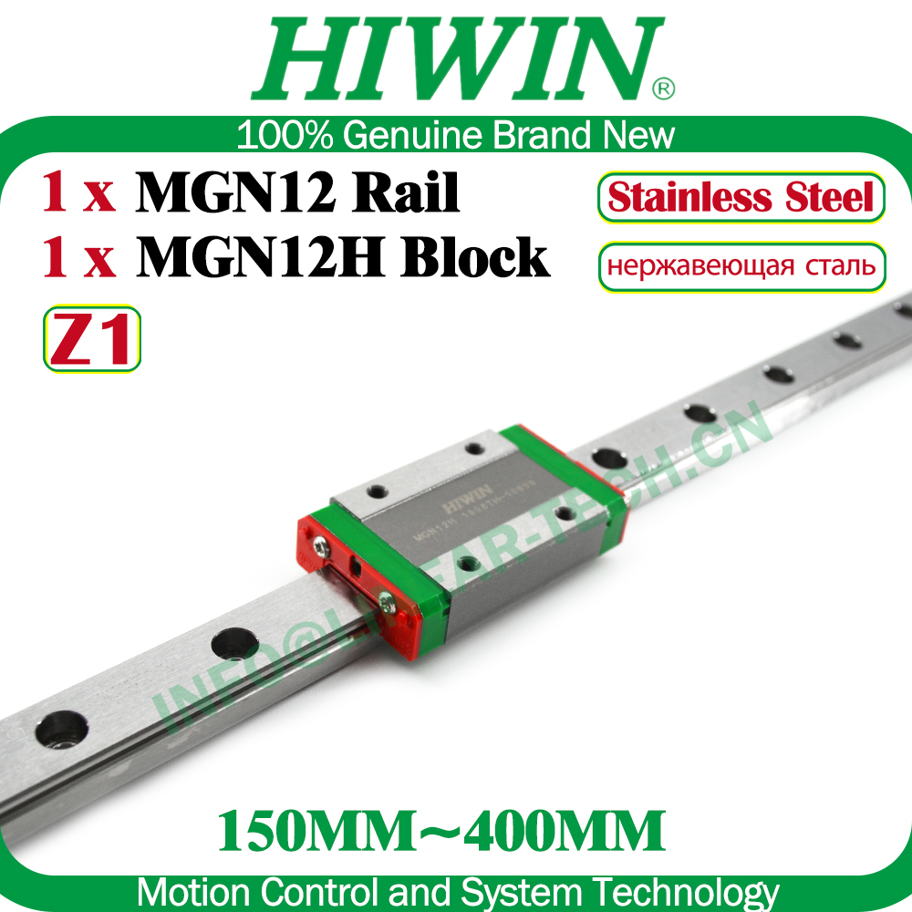 Linear Rail Mgn12H Set - HIWIN Stainless Steel MGN12H Z1 Preloaded