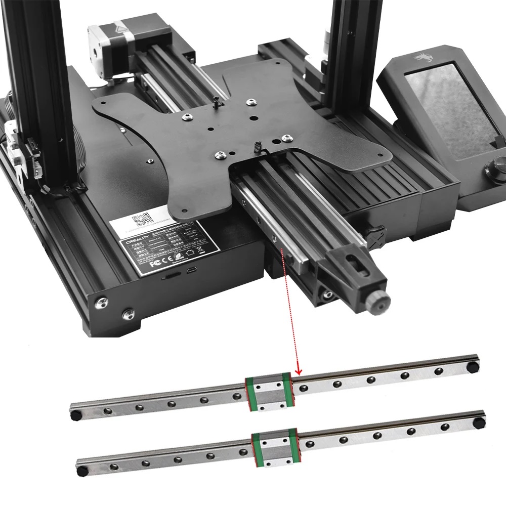 Linear Rail Mgn12H Set - Y-AXIS Dual Linear Rail Kit MGN12H
