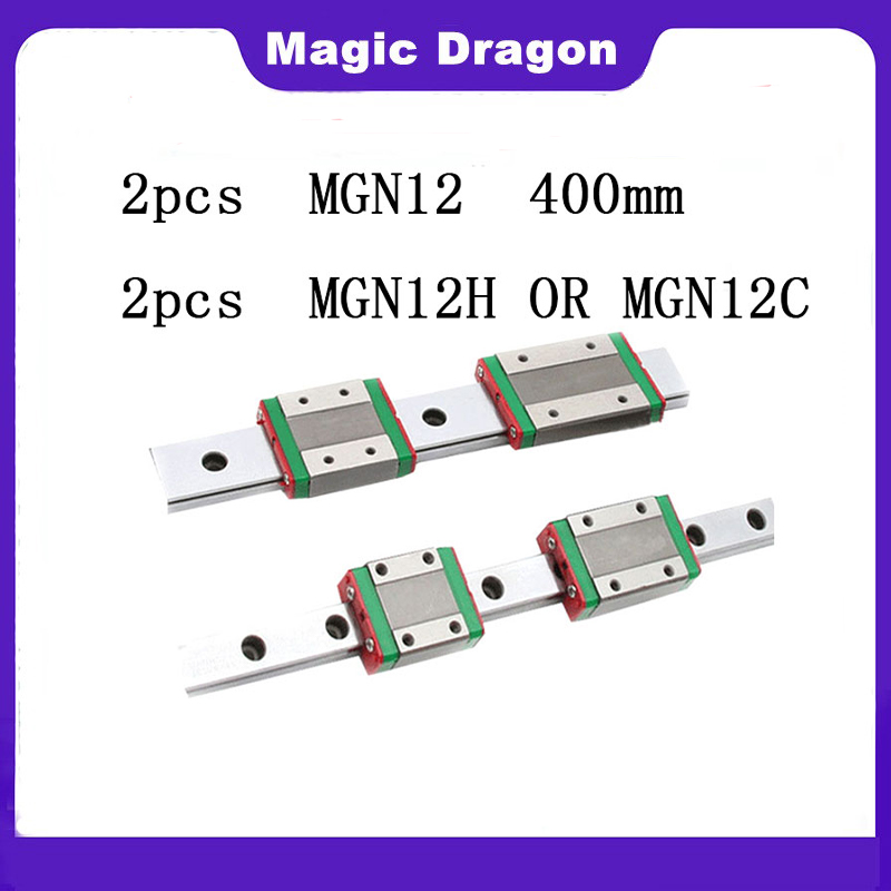 Linear Rail Mgn12H Set - Magic Dragon 2PCS 12mm Linear Guide