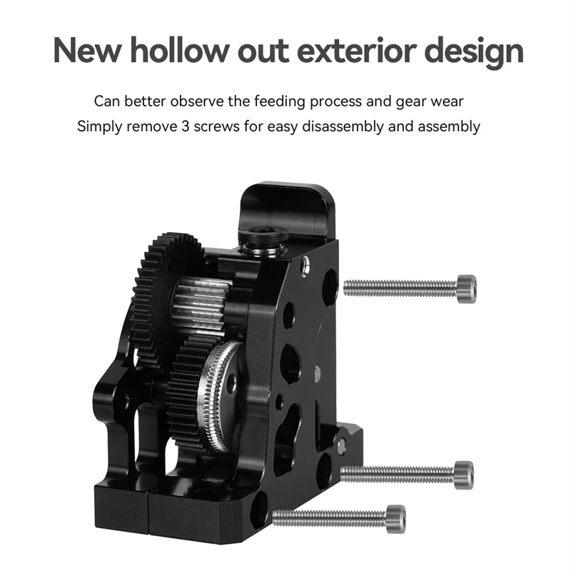 HGX LITE Dual Gear Hard Steel  - огляд і ціна Direct Drive Dual Gear Extruder High Speed