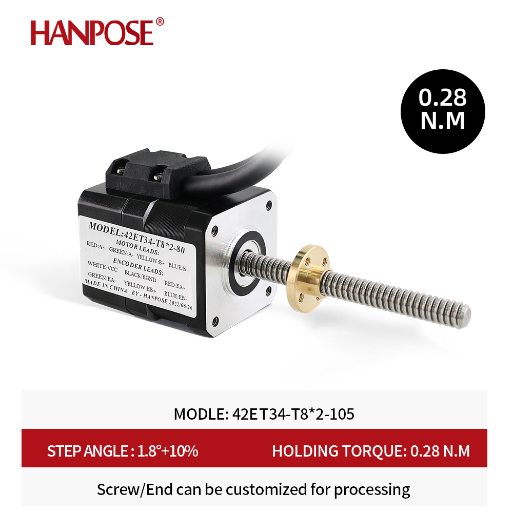 NEMA17 Closed loop screw motor - огляд і ціна Closed Loop Stepper Motor Nema 17