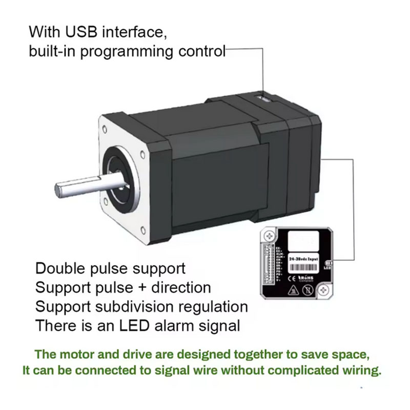 Nema17 Closed Loop Stepper Mot - огляд і ціна Closed Loop Stepper Motor Nema 17