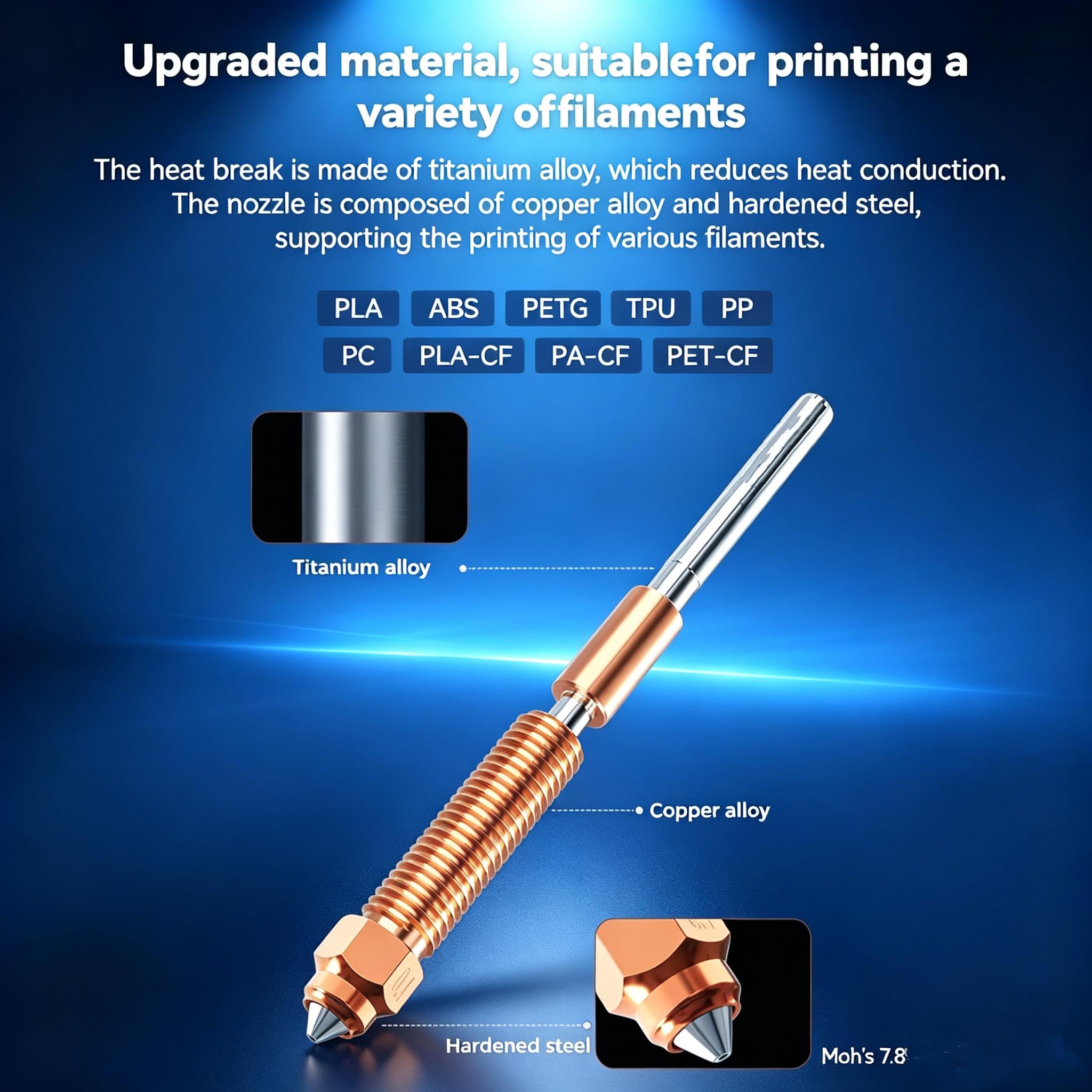 New Hotend For Creality K1C K1 - огляд і ціна High Flow Ceramic Hotend