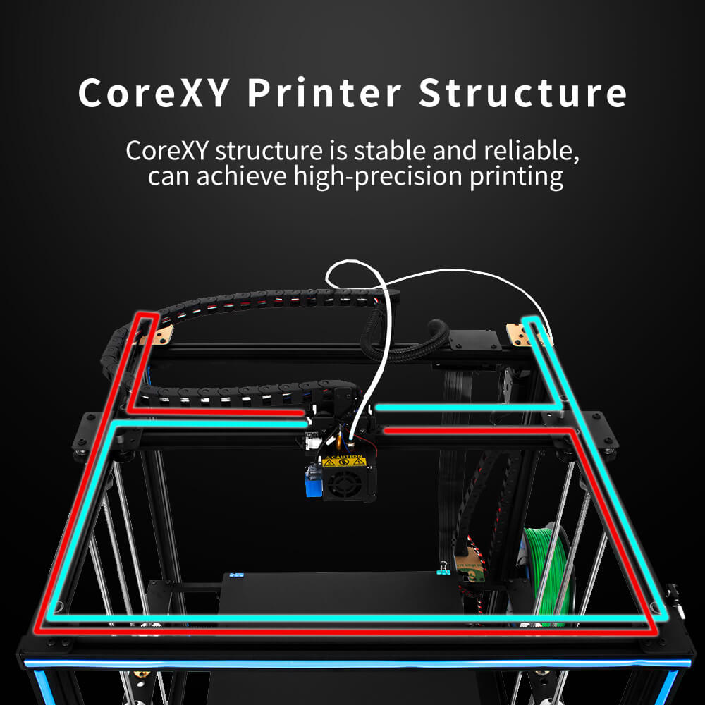 Tronxy X5SA Impressora 3D Prin - огляд і ціна Corexy 3D Printer Kit