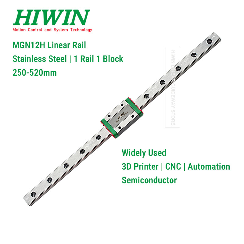 HIWIN MGN12H Z1 HIWIN MGN12 Li - огляд і ціна Linear Rail Mgn12H Set