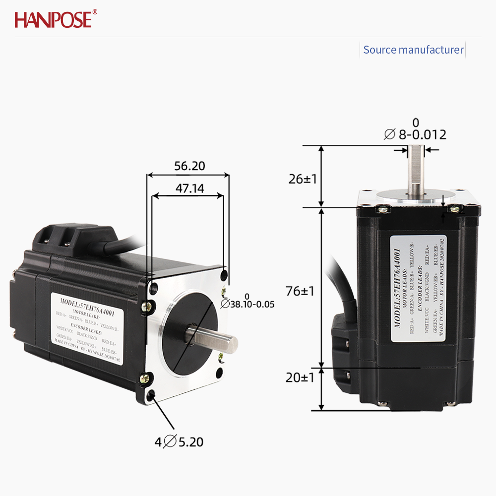 closed-loop stepper motor NEMA - огляд і ціна Closed Loop Stepper Motor Nema 17