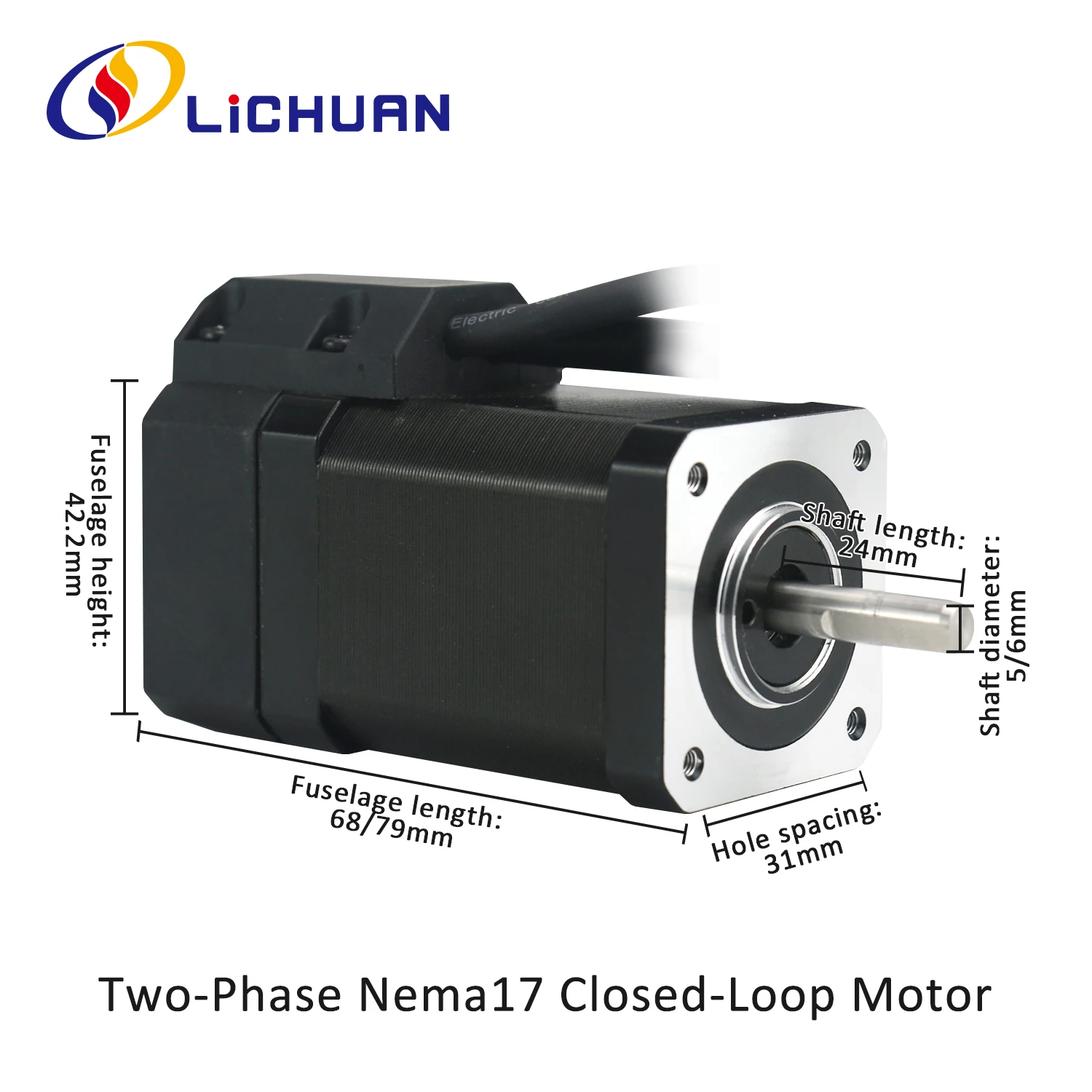 2026 Lichuan DC24V~50V 1.2A 10 - огляд і ціна Closed Loop Stepper Motor Nema 17
