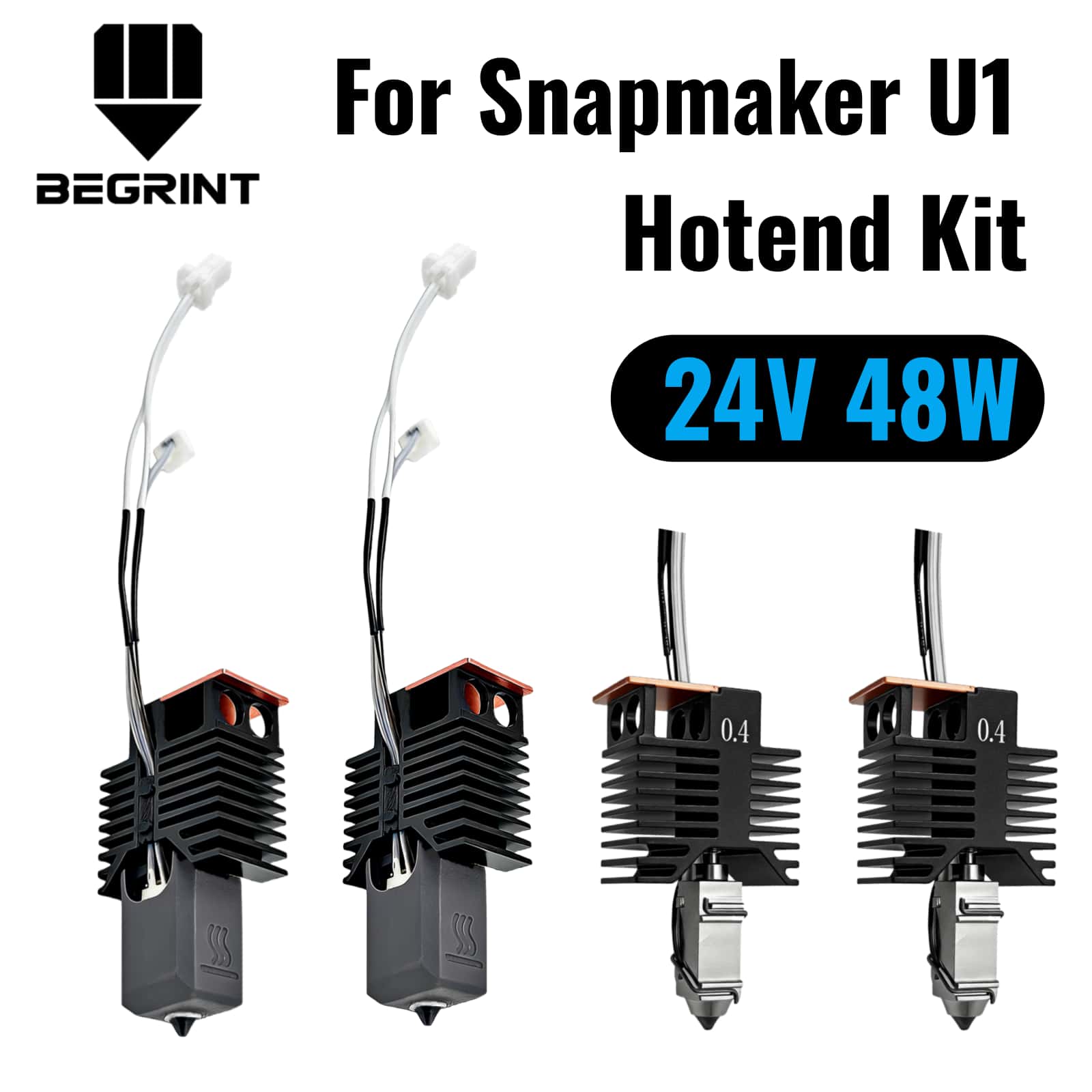 For Snapmaker U1 Hotend 24V 48 - огляд і ціна High Flow Ceramic Hotend