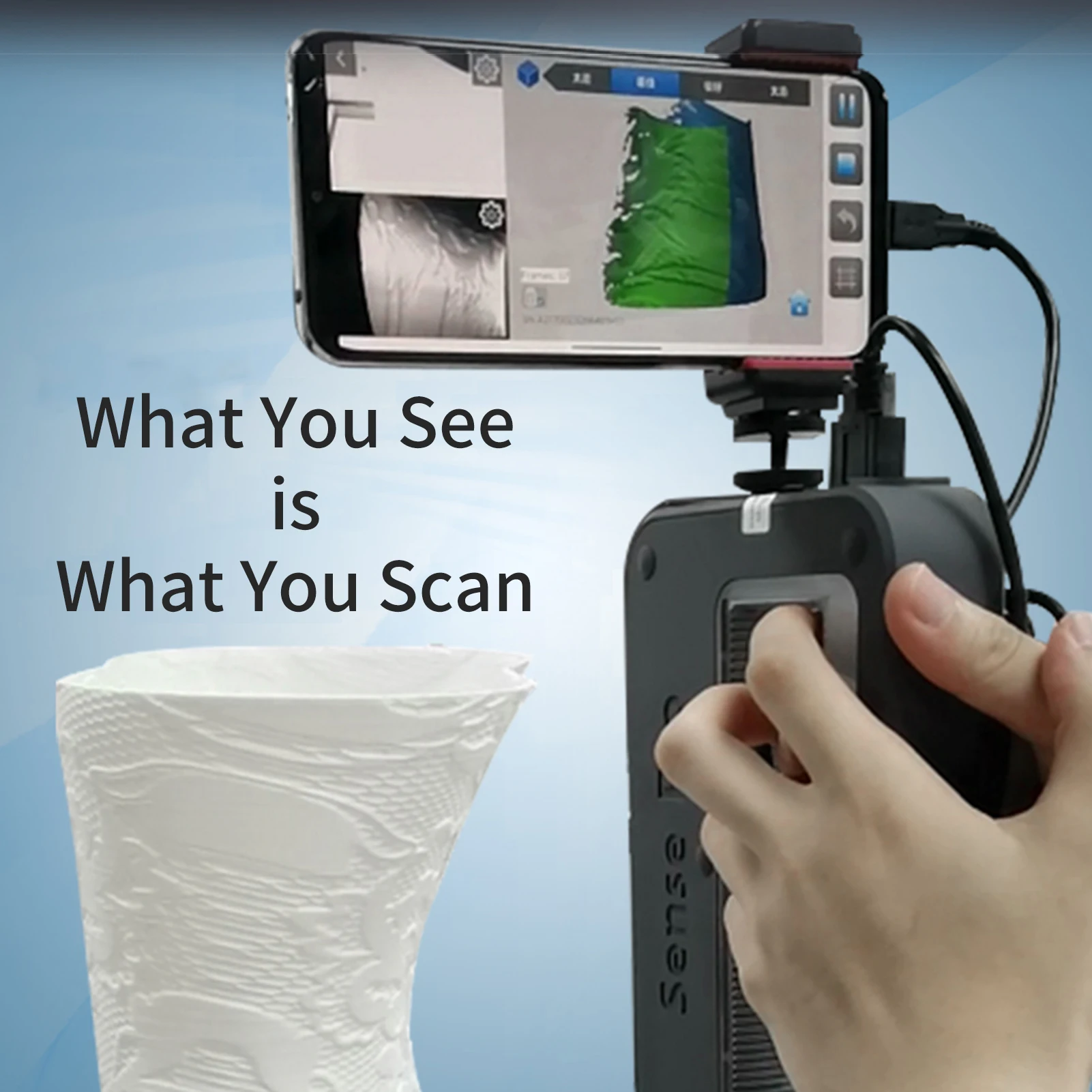 Portable Handheld 3D Scanner H - огляд і ціна Handheld 3D Scanner High Precision